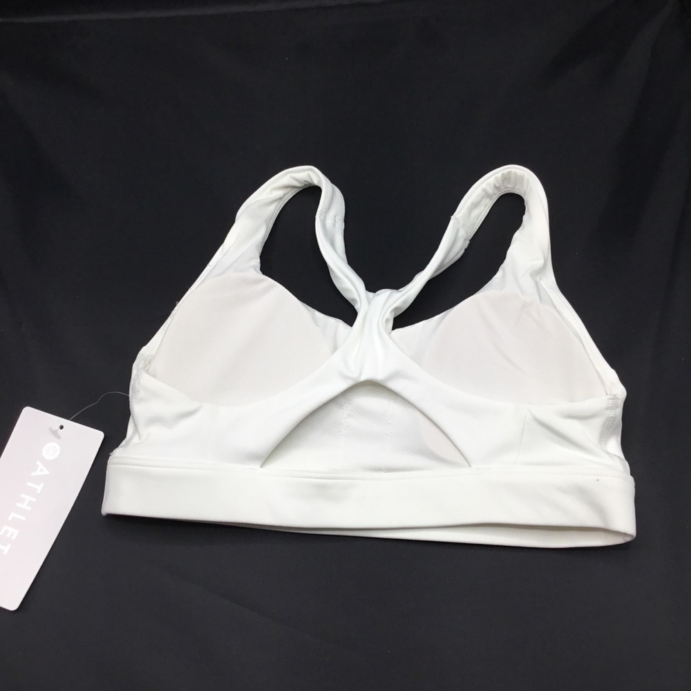 NWT Athleta Ultimate Sports Bra SuperSonic white - Picture 4 of 12